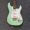 color verde de la guitarra