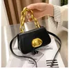 Women Shoulder Bags Sequined Chain Handle Designer Mini-bag PU Leather Crossbody Vintage Luxury Ladies Stylish Handbag All-match