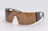 modeontwerp zonnebril Scopic Shield Lens Rimless frame vol futuristische trendy stijl UV400 Protective Goggle topkwaliteit3875935