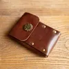 handmade leather business card holder