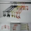 Hangers & Racks Low Price Lady Bra Or Underpants Wardrobe Storage Plated Metal Color Wire Bikini Clothes Hanger For Underwear Store