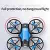 M9 Drone avec caméra 4K pour adulte Mini avion à induction Enfant Télécommande Avion Jouet Infraed Hand Sensing Quadcopter Cadeau de Noël WIFI FPV Track Flight V8 3-1