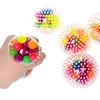 6,0 CM Stachelig Squishy Ball Fidget Spielzeug Bunte Perlen Squish Ball Anti Stress Venting Bälle Squeeze Toys Stressabbau Dekompressionsspielzeug Angsthelfer