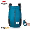 Naturehike Outdoor shoulder folding backpack ultra light waterproof light skin bag travel storage bag waterproof YKK zipper Q0721
