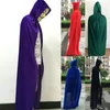 Gabardinas Masculinas Manto com Capuz Medieval Adulto Elfo Bruxa Vampiro Carnaval Mantos de Halloween Capas Robe Larp Mulheres Homens Grim Reaper Party