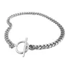 Link, Chain Miami Cuban Link HipoAlerérgico Hip Hop Jóias Premium Aço Inoxidável Colar Para Homens Mulheres Sem Cor Fade