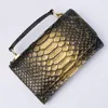 Plånböcker lyx ankomst 2021 mode telefon plånbok väska python lady kedja koppling krokodil hud väskor kvinnor handbag7445628