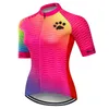 Racing Jacken Weimostar Frauen Radfahren Jersey 2021 Pro Team MTB Fahrrad Kleidung Mountainbike Tragen Sommer Kurzarm Shirt Maillot