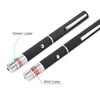 Hochwertiger Laserpointer, rot/grün, 5 mW, leistungsstarker 500 m LED-Taschenlampenstift, professionelles sichtbares Strahllicht für den Unterricht, Taschenlampen und Fackeln