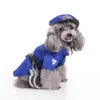 Hundkläder husdjur levererar juldräkter cosplay fancy klä upp kappa kattkläder halloween hoodies