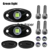 1 Pair LED Rock Lights Trail Rig Lamp Led Neon Light Underbody Glow Waterproof For Jeep Atv Suv Offroad Car Truck Yacht