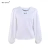 Sexy Ladies Tops Fashion Women Dames Blouses Female Vintage Shirt Elegant Designer Clothes Kawaii Korean Overshirt LH0485 210712