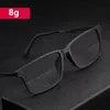 Marcos de gafas de sol de moda Marco de gafas de titanio puro Miopía Luz masculina Cómodo Negro Grande Vidrio óptico completo Anteojo femenino