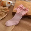 Katı Renk Çocuk Bebek Pamuk Çorap Sevimli Ilmek Nefes Çorap Hediye Çocuklar için 0-5 yaşında Toptan