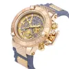 Tutti i quadranti da uomo cinturino in caucciù movimento al quarzo orologio cronografo per uomo analogico cassa grande orologio da polso impermeabile Montre De Luxe