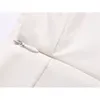 Vintage Women A-Line White Skirt High Waist Summer Long Pure Color Satin Maxi Skirts Saia Faldas Jupe Femme