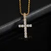 Mens Diamond Pendant full av Zircon Solid Trumpet Brand Designer Chain Necklace Choker European American Ornaments275W7829453