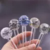 흡연 파이프 도매 10cm 최신 Lollipop 디자인 유리 오일 버너 파이프 Pyrex Straight Mini Burning Hand Pipes