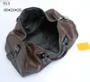 Resekassar Mens Luxury Embossed Duffel Bag Fashion Outdoor Pack med stort utrymme High Cap Multifunktionella handväska axelväskor