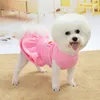 Printemps automne et hiver chien vêtements robe princesse caniche jupe chiot chats robes une pièce vêtements pour animaux de compagnie 9md Y2