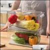 Storage Housekee Organization Home Gardenstorage Bottles & Jars Japanese-Style Drain Box Plastic Washing Fruit Vegetable Basket Kitchen Refr