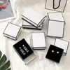 Multi-sizes White And Black Gift Packing Boxes Shopping Paper Bags Retail Jewelry Packaging for Earring Ring Bracket Pendant Necklace