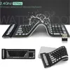 Foldable Silicone Wireless Keyboard 24G Usb Flexible Waterproof Slim Universal Silent Roll Up Keypad For PC Laptop 2106105704011