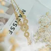 Серьги Ожерелье Мода Золотые Ювелирные Наборы Африки Нигерийские Свадебные Подвесные Браслеты Невеста для Банкетного Дубай Фестиваль Партии Партия