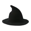 Halloween Witch chapéu chapéu e mulheres lã malha chapéus de moda sólida namorada presentes festa fantasia vestido rra11717