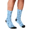 Chaussettes pour hommes 2021 drôle Anime rouge nuages motif imprimé Hip Hop hommes heureux mignon garçons Style de rue fou pour