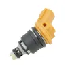 1Piece 555cc Nismo side feed yellow fuel injectors Nozzle 16600-RR543 for nisaan 300ZX Z32 RB25DET VG30DETT SR20DET KA24