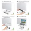 Регулируемый подставка для ноутбука алюминий для MacBook Pheck PC iPad планшетный стол Поддержка ноутбука стенд охлаждающий прокладки ноутбук база держателя