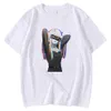 Crewneck Breathable Male T-shirt Summer Fashion T-shirts Cartoon Gril Waifu Printing Clothes Short Sleeve Casual T Shirts Men Y0809