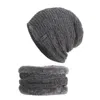 Cappelli da esterno Deal Antivento Cappello Beanie Sciarpa Set Uomo Donna Inverno Lavorato a maglia di lana Più Velluto Addensare Sciarpe da sci all'uncinetto