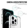 Transparent Rugged Cases For iPhone 13 12 11 Pro Max XS XR Samsung S22 Plus Ultra A12 A22 Moto E7 Power Google Pixel 6 Clear Shockproof Bumper Hard PC Cover With Package