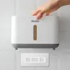 Porte-papier hygiénique distributeur boîte à mouchoirs support de rangement étanche pour salle de bain maison mural Portable 210423