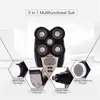 CKYIN 5D Yüzer Kafaları Elektrikli Jilet Yıkanabilir Sakal Giydirme Aletleri İşlevli Saç Kesme Şarj Edilebilir Tıraş Makinesi 220112