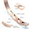 Vivari Pure Copper Magnetic Bracelet for Women Unisex Healing Crystals Jewelry Charm Bangle Men Wristband Gift Bracelets Q0720