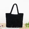 Crochet Beach for Girls Straw Rope Out Hand Woven Totes Bag Women Hollow Knitting Handbag