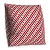 Kudde/dekorativ kudde röd dot dubbel siduttryck kudde täcker polyester dekorativ för soffa säte mjukt kast fodral 45x45 cm heminredning