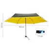 Mini Paraply Folding Parasol Sunny Anti UV Små Pocket Paraplyer Regn Kvinnor Årgåva Paraguas Mujer Sombrilla Ombrello 210721