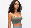 lu20 Reggiseno Yoga stile Y Reggiseni push-up ad asciugatura rapida Canotte Canotte Donna Palestra Intimo Fahion Sexy Camis