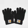 Carhart Gant De Luxe Coupe-Vent Chaud Top Qualité Tricoté Hiver Cinq Doigts Gants Pour Hommes Femmes Couples Étudiants Garder Au Chaud Mitaines À Doigts Complets Doux