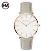 2021 Relogio Feminino Hannah Martin Montres de luxe pour femmes Bande de cuir Or rose Étanche Dames Quartz Bracelet Fit Style Horloge