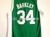 Charles Barkley Sr. #20 Leeds High School Basketball-Grün-Trikot, genähtes, individuelles Herren-Damen-Jugend-Basketballtrikot XS-6XL