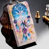 Wallet Phone Cases for iPhone 14 13 12 11 Pro X XR XS Max 7 8 Plus 3D Colorful Painting PU Leather Flip Kickstand Protective Cover Case with Card Slots