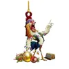 クリスマスの装飾ペンダントの装飾品木のスカーフ鶏の装飾ノエルのための感謝祭の曜日製品