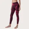 Leggings kläder yogaworld kvinnor höst utomhus sport fitness yoga andas hög elastisk capris blå lila grå