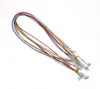 2MM 45CM Colorful Snake Wax Leather necklaces Cord String Rope Wire Extender Chain Fashion DIY jewelry Findings Wholesale