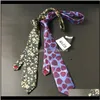 Neck Ties Fashion Aessories Drop Delivery 2021 Business Neckties Mens Polyester Floral Female Skinny Tie For Wedding Gentlemen Cravat Corbata